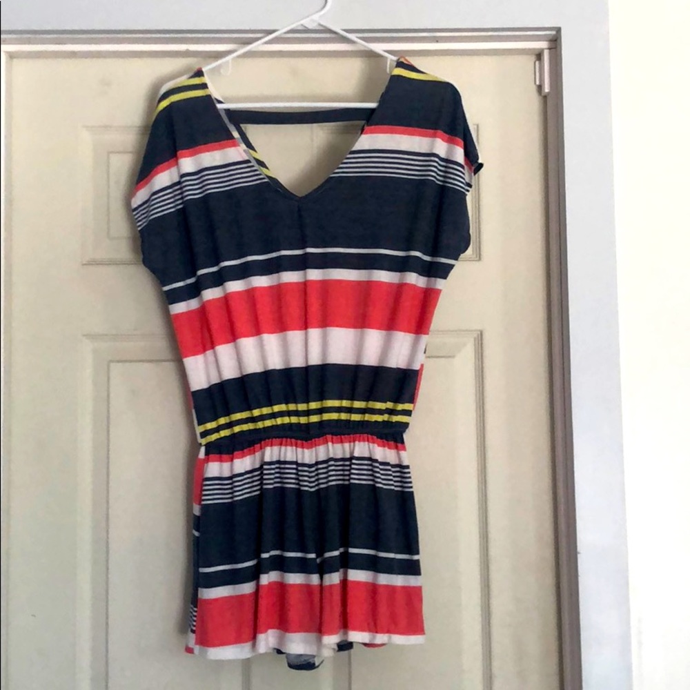Striped romper